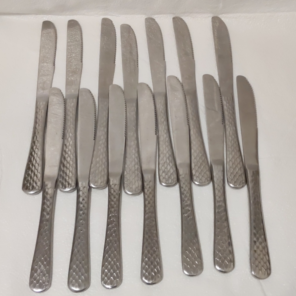14 Clipper Stainless Steel Knives